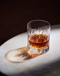 single malt whiskey in crystal glass