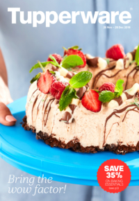 tupperware summer campaign fruit and chocolate dessert